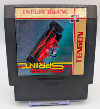 Super Sprint (Nintendo Entertainment System NES, 1989) - Authentic - Tested