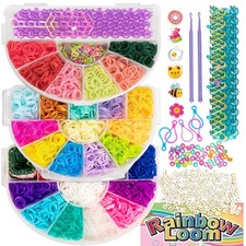 Rainbow Loom: 6,000 Bands Mighty Case with 2 Small, multi