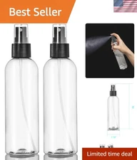 Plastic Spray Bottles 8oz Refillable Mist Spray Bottles for Essential Oils Pe...