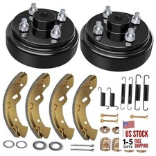 EZGO Brake Drum Kit for TXT 1996-Up Electric Vehicles，Golf Cart Brake Hub Drum 