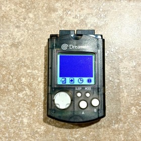 Official Sega Dreamcast VMU Smoke Clear Visual Memory Unit HKT-7000 Tested OEM