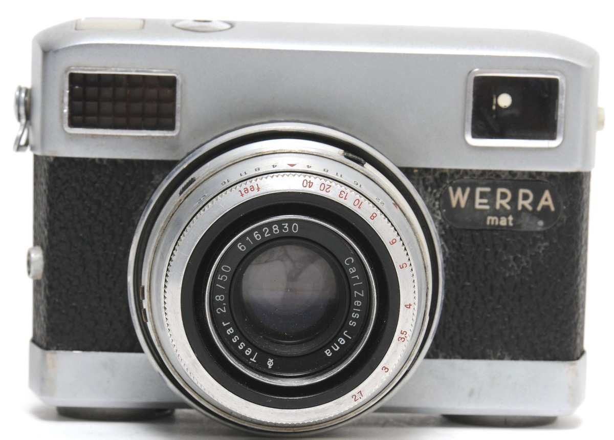 Zeiss Jena WERRA mat 35mm film camera w. Tessar 2.8/50mm