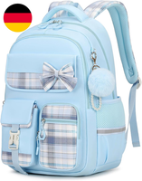 Tanou Schulrucksack MäDchen Kinderrucksack FüR Schule Reisen, 24L, Blau | Wasser