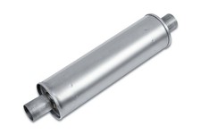 Eco Plus - Ep5003 4.87 Round Body Muffler - 2 Center In 2 Center Out