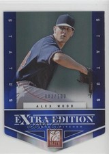 2012 Elite Extra Edition Status Blue Die-Cut 83/100 Alex Wood #30 3gr