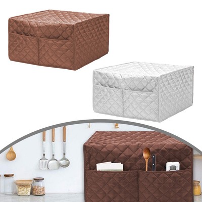 Kitchen Essentials Staubdichte Mikrowellenabdeckung mit Organizer Aufbewahrungsl