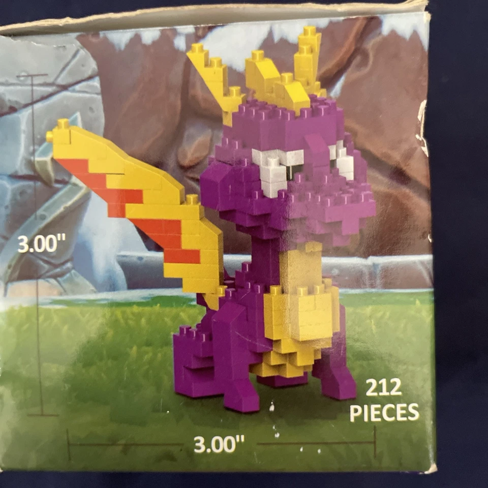 Figura Micro Bloques Coleccionables Spyro Foto 2 de 3