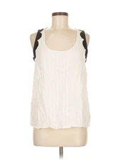 NWT Collective Concepts Women Ivory Sleeveless Blouse M