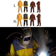 Schweißerjacke aus Leder, Hosenanzug, strapazierfähige Arbeitsjacke für