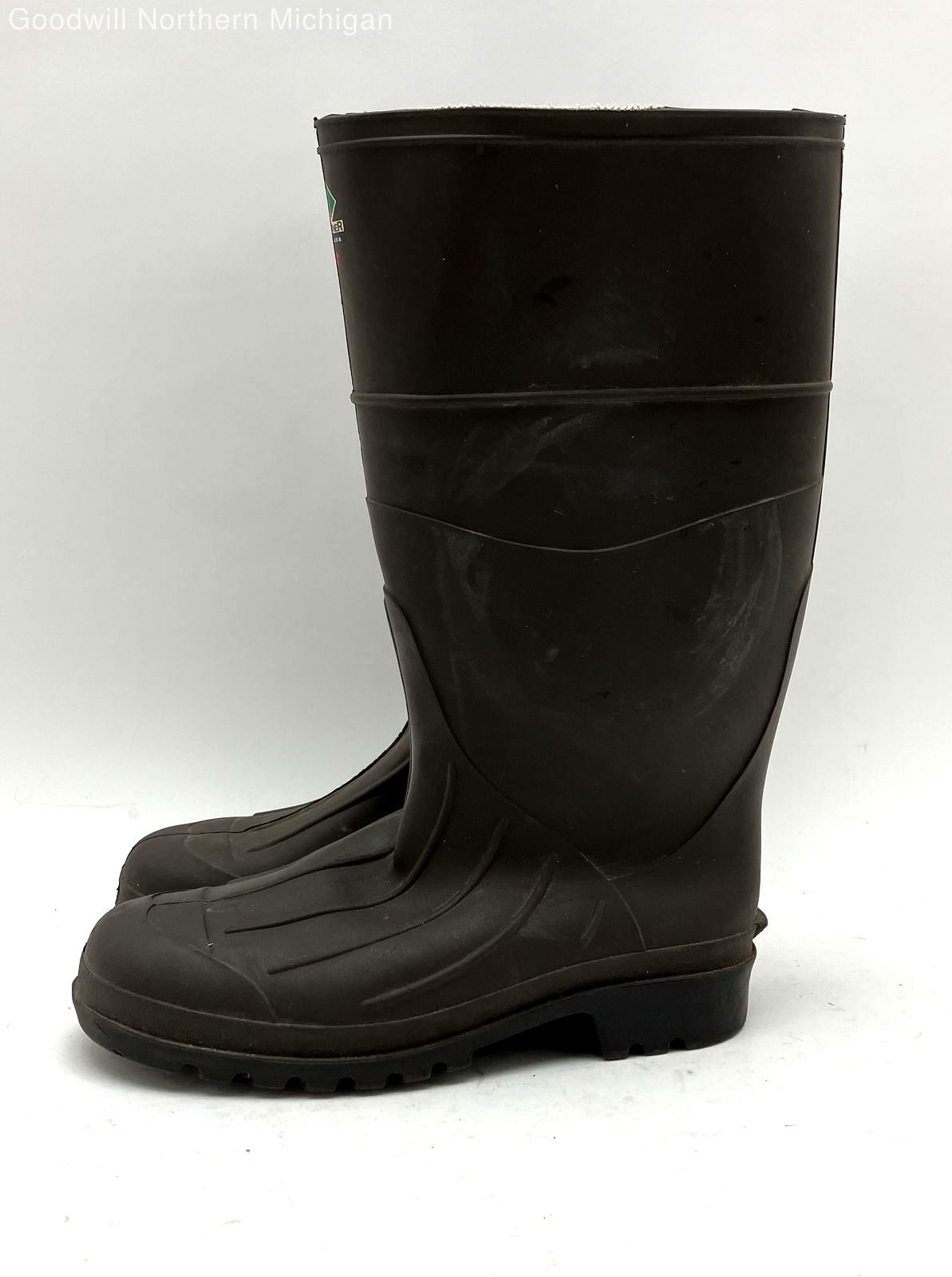 Northerner Brown Solid Rain Boot Boot Men 10 - image 1