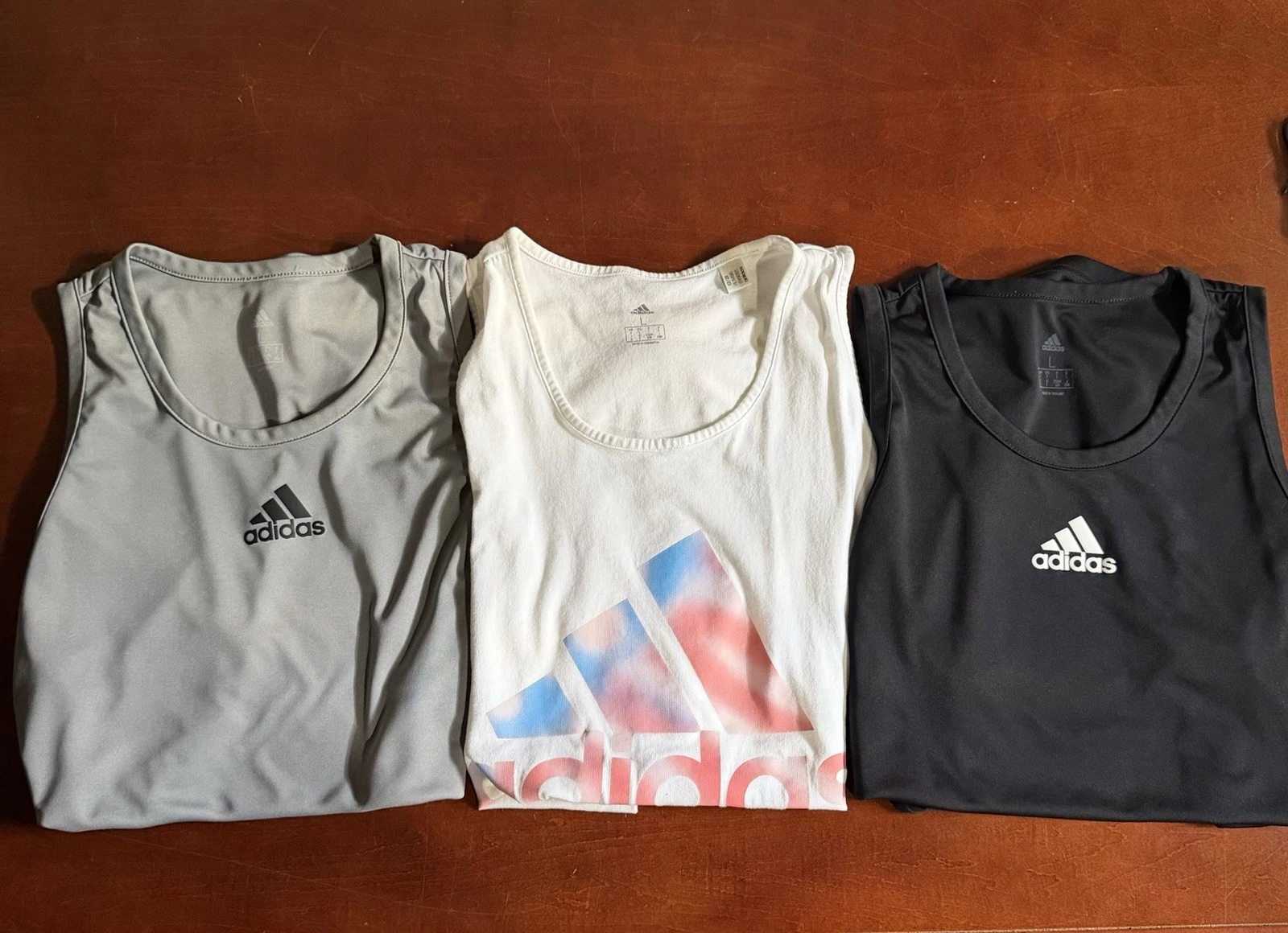 Adidas tank tops L