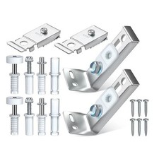 Brandneu Hardware Kit Türbeschlag 2 Sets Doppelfalttür Schiebeschrank