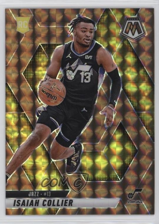 2024-25 Panini Mosaic Rookies Bronze Prizm 44/75 Isaiah Collier #222 1ns3