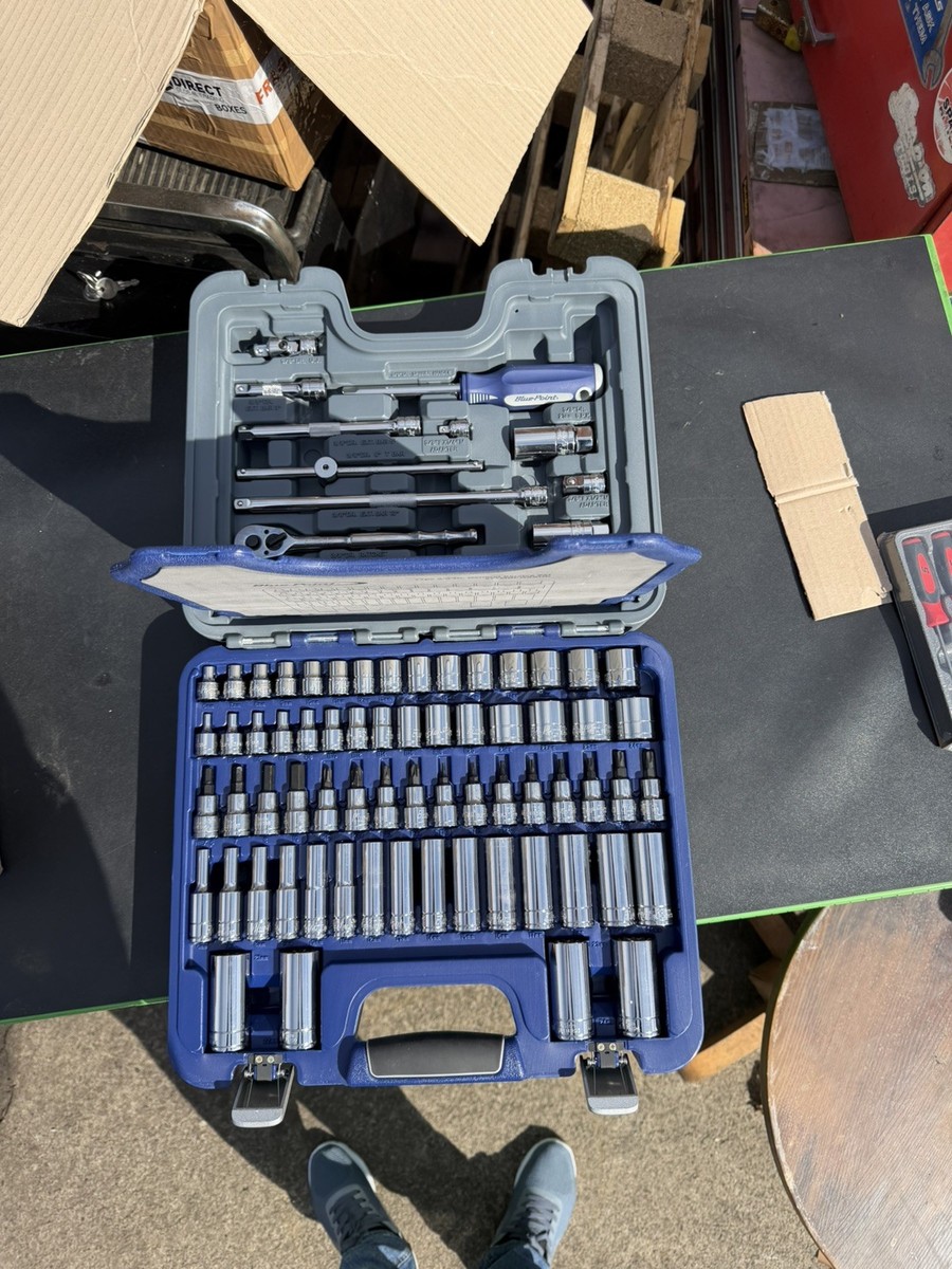 Snap-on Blue Point 3/8 Inch General Socket Service 77 Pieces Set