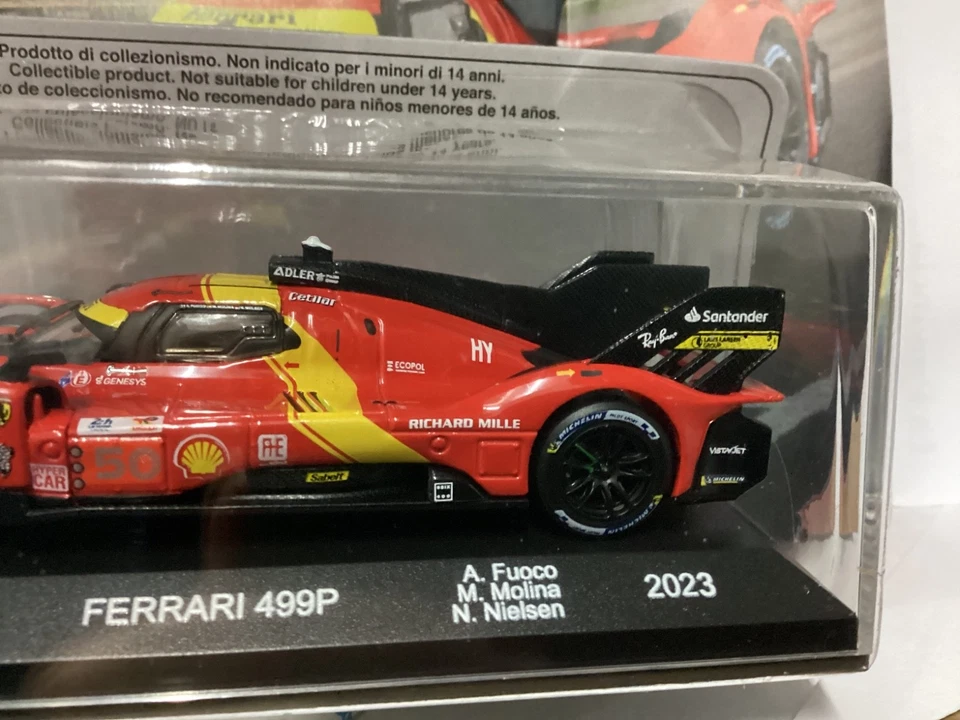IXO FERRARI 499P  24h LE Mans 2023 die-cast 1/43, Nuova in teca - Immagine 4 di 4