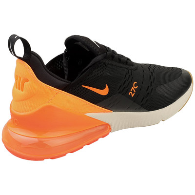 Nike Air Max 270 Mens Fashion Sneakers in Black Orange - 9 US | eBay