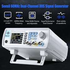 Seesii DDS Signal Generator Counter 60MHz Dual-Channel 200MSa/s Frequency Meter