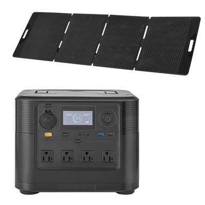Uimoso Portable Power Station 1800W 1008Wh with 200W Solar Panel