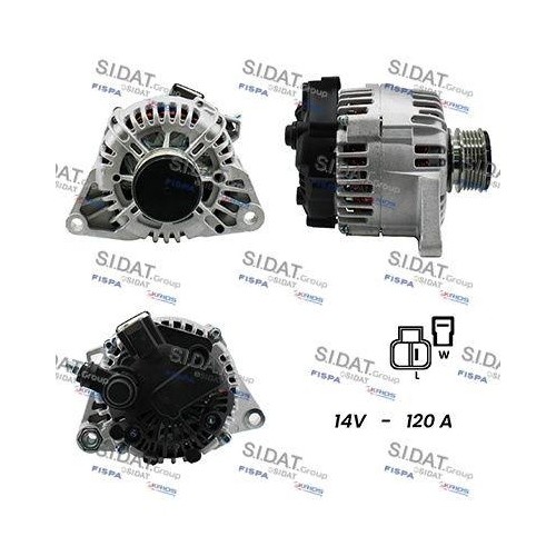 Alternateur Sidat A12HY0112A2 pièce de rechange auto Hyundai Kia