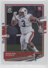 2020 Panini Donruss Optic Rookies Marlon Davidson #135 0o6v
