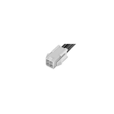 Molex 2153281042 Mini-Fit Jr Plug Pigtail 4-Pin Male 2x2 300mm 12'' Power Cable