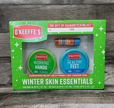 O'Keeffe's Guaranteed Relief Gift Set - Hands, Feet & Lip New In Box