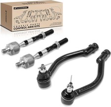 A-Premium Set of 4, Front Inner  Outer Tie Rod End Kit, Compatible with Hyundai