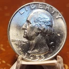 1955-D Washington Quarter - Gem BU - 90% Silver