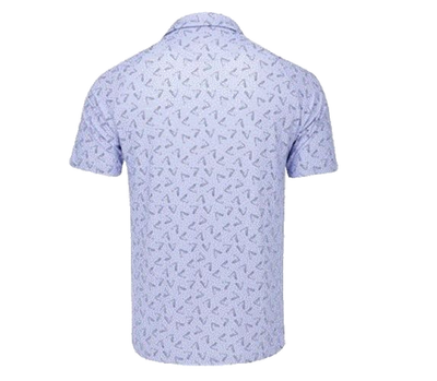 $70 Callaway Men's All Over Chevron Print Golf Polo-Spring