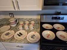 Vintage Coca-Cola Cafe  Dinner Set Plates Bowls Mugs Flat Wear
