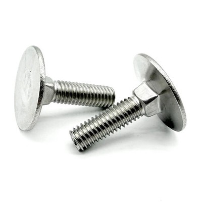 5/16''-18x1-1/4'' Stainless Steel Round Head Square Neck Elevator Bolt