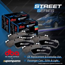 DBA Front + Rear Street Brake Pads for Chevrolet Colorado 7 2.8L Reverse Mount