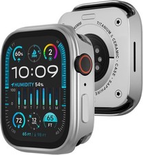 Ultra-Thin Shockproof Aluminum Alloy Case for 45mm Apple Watch Series 9, 8, 7