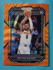2022 Panini Prizm Basketball Orange Wave Peyton Watson #259