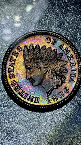* 1886 TYPE 1 * PRISTINE++ GEM PROOF INDIAN HEAD PENNY * Brilliant MS+ #1