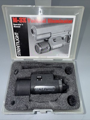 Vintage Streamlight M3 M3X Tactical Illuminator Weapon Mounted