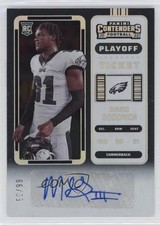 2022 Panini Contenders Rookie Playoff Ticket 50/99 Mario Goodrich #295 Auto 1h17