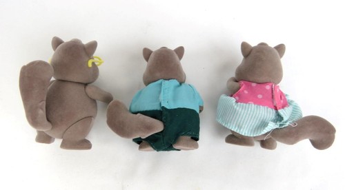 Li'l Woodzeez Flocado Familia Sylvanian Scamper-scoot Ardilla? Mamá papá hijo - Imagen 2 de 3