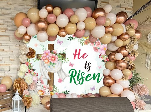 Easter He is Risen Backdrop Religious Jesus Resurrection Photography Backgrou... - Picture 3 of 8