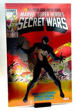 Marvel Super Heroes Secret Wars #8 Foil Facsimile 2024 1st Black Suit Symbiot NM
