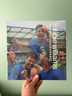 ROBBIE WILLIAMS Sing When You're Winning Blue Coloured Vinyl 2025 Import LP NEW - Image 1 of 2