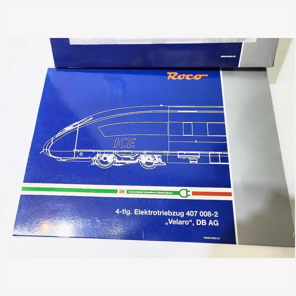 ROCO HO 78095+78096+78097 Elektrotriebzug 407 008-2 Velaro, DB AG, AC Sound - Image 2 of 4