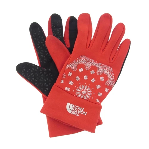 Gants bandana Supreme 14 AW x THE NORTH FACE rouge noir pas utilisés LIFE 0