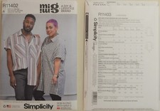 Simplicity- S9554 / R11402 - Mimi G - Unisex Shirt in Two Lengths