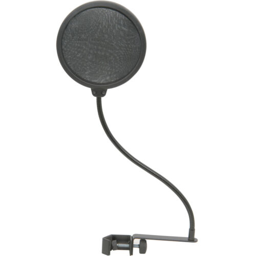 5" (125mm) Dual Microphone Pop Screen Flexible Gooseneck Studio Noise Filter - Picture 1 of 1