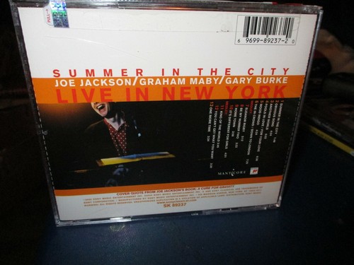 2000 JOE JACKSON GRAHAM MABY GARY BURKE Summer In The City Live CD NM/NM - 第 2/3 張圖片