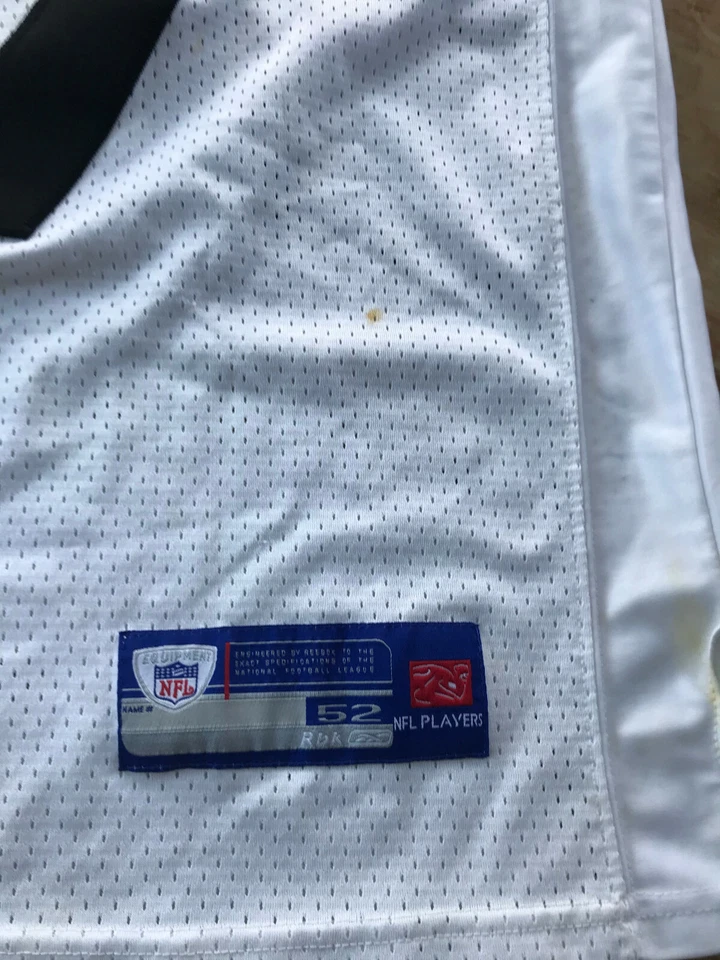 CAMISETA DE FUTBOL WILLLIE PARKER #39 STEELERS AUTÉNTICA VISITANTE REEBOK 52 MANCHADA Foto 2 de 4