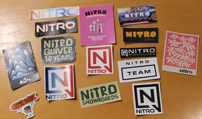 Nitro Snowboards Sticker – 15 Motive & Größen – Original Nitro Aufkleber