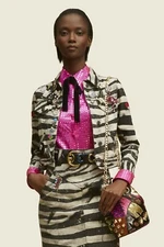 $2700 Marc Jacobs Gypsy Exotic Leathers Embellished Bag