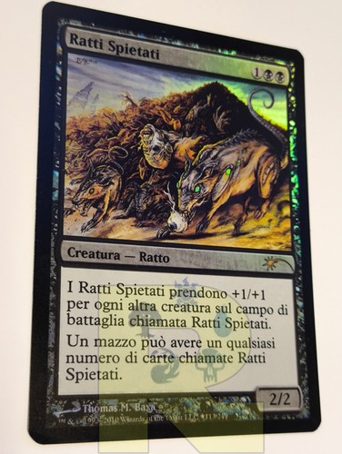 Ratti Spietati / Relentless Rats ® FOIL DCI Promo ® Magic MTG ® Italiano ® EX+ - Picture 6 of 8
